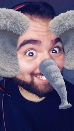 Sending weird snapchats back and forth with my best friend lol <3