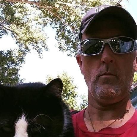 Me and Sylvester before he died.