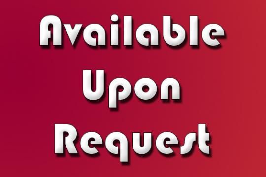 Picture available upon request