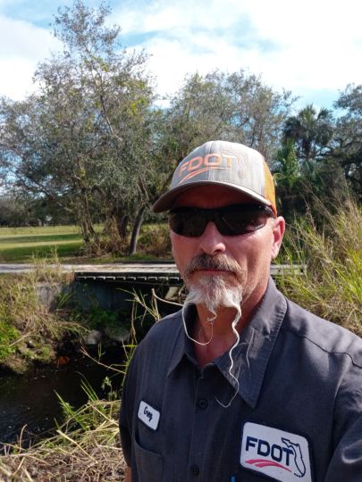 Cleaning out a ditch....