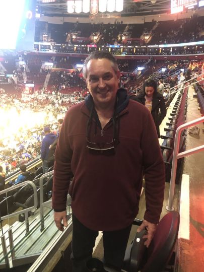 After a Cleveland Cavaliers game. March 2023