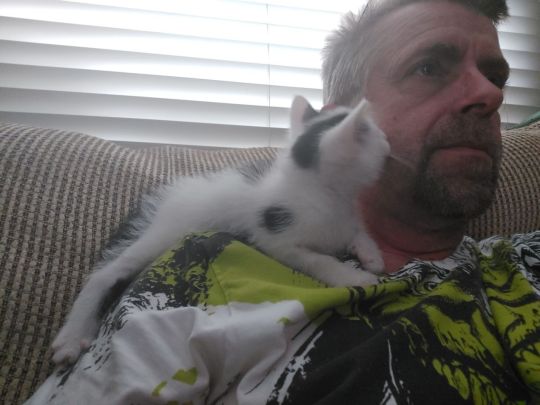 Me hanging out with my best friend... when he could still sit on my shoulder.  Lol