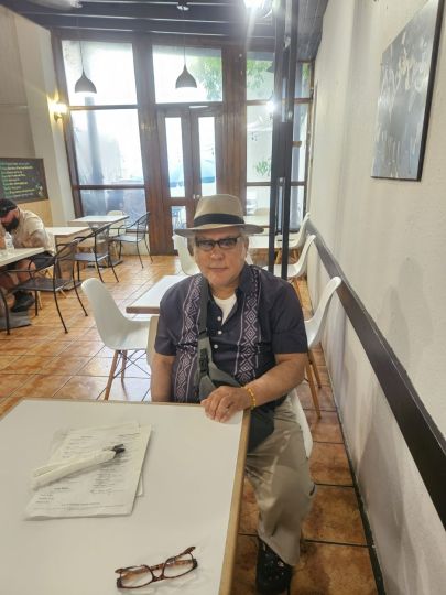 In my office before retiring.