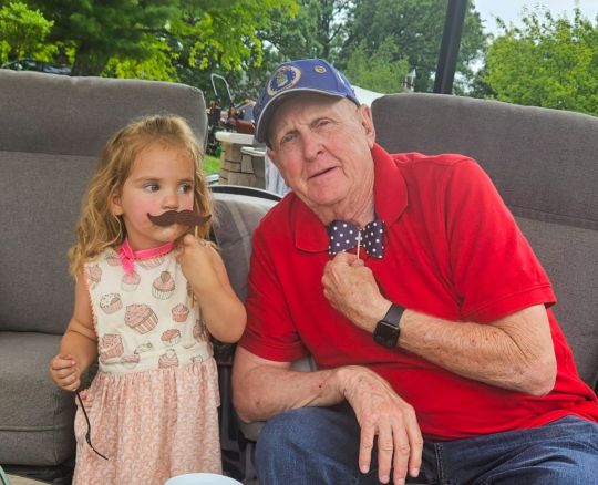 My great granddaughter on fathers day