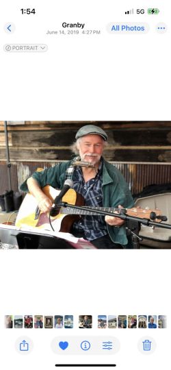 Singing and playing in the mountains of Colorado while visiting my daughter and her family