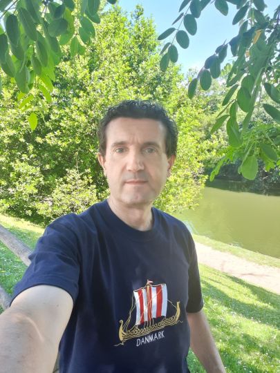 In a city park near my home