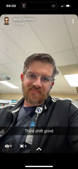 At work in the lab.