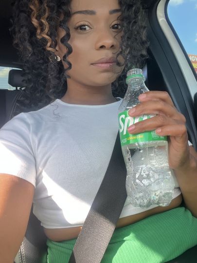 Matching my Sprite bottle only barbies can do so