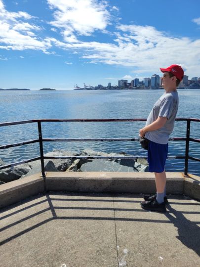 Standing by the lovely waterfront of my home town