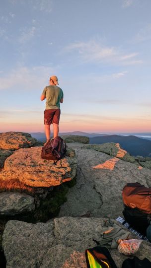 6am summit, 3,500 feet