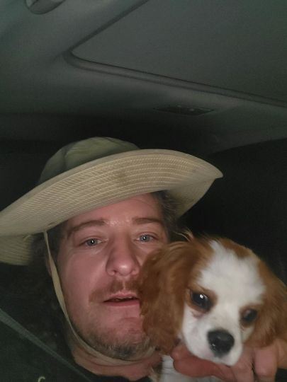 Me and my grand-dog hunter