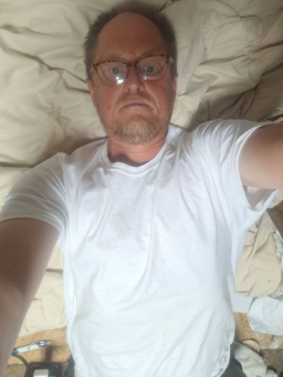 Being  funny wearing my sisters glasses