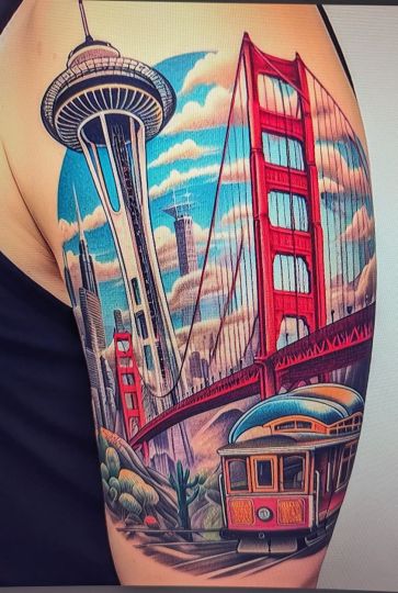 my tattoo coming up
