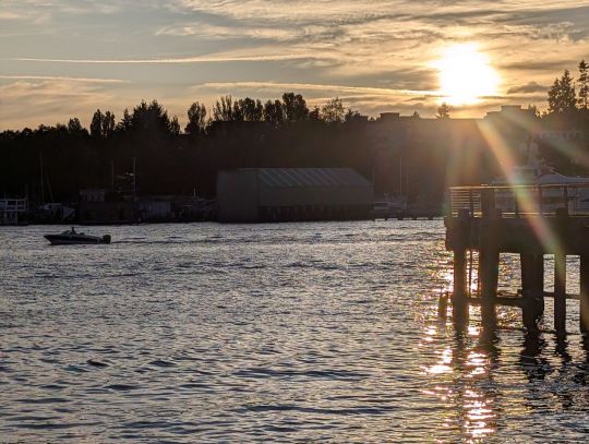 sunset on Lake Union, Seattle