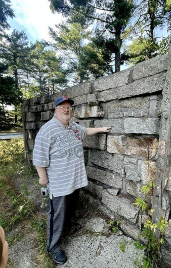 Plugging the dam down in coastal Maine
