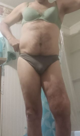 Well girlfriends fantasy of me wearing women's sexy panties n thongs n Crotchless lace panties n thongs n even a bra i made it happen for her n she's just so turned on n happy i told her any fantasy u have I'll make it happen for you n it's not a problem