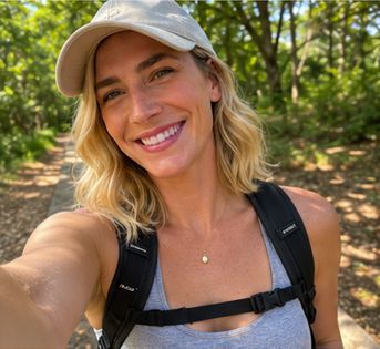 out for a little stroll in the woods