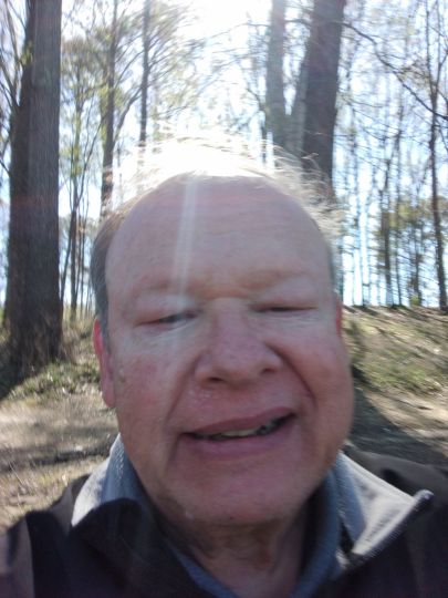 Out on a walk at the park.