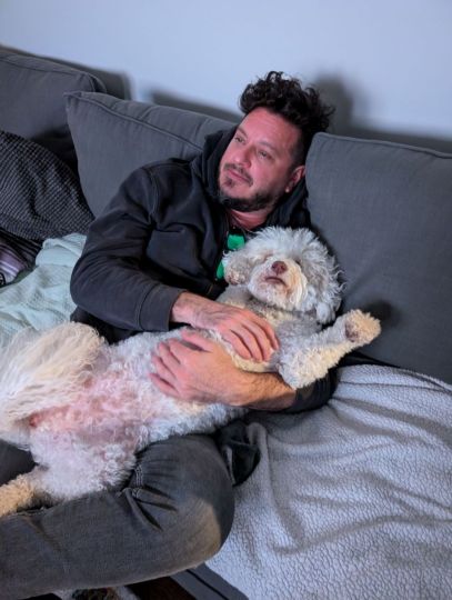 me & my sis’s doggo
