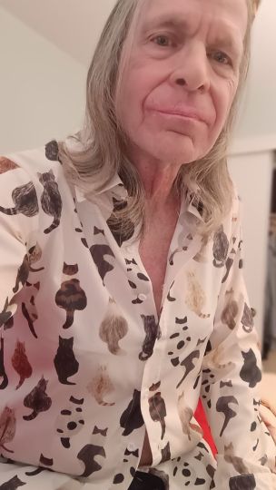 Wearing my NEW Blouse