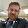 At work in the lab.