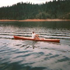 Rowing on Lake Shasta