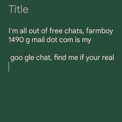 Farmboy1490gmail Dating Profile