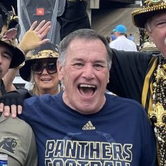 Charlotte for the Panthers vs Saints game with my son