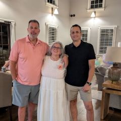 With my two giant sons