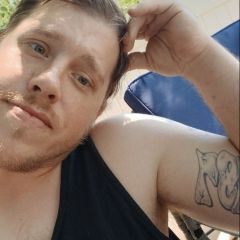 Sitting on back porch enjoying a nice day